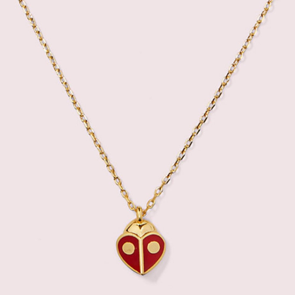 NWT~KATE SPADE~Animal Party Ladybug Pendant Necklace